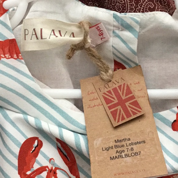 Mommy and Me Palava lobster print organic dresses - Picture 9 of 14